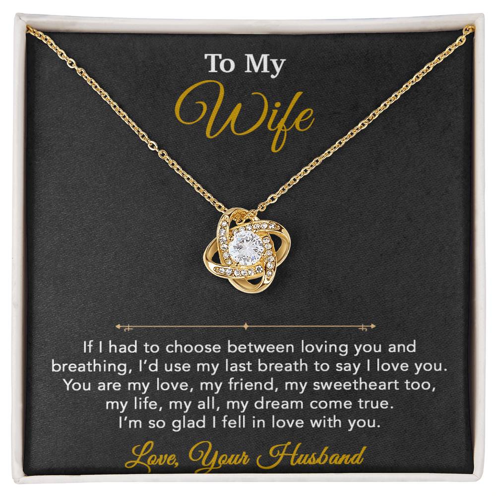 To My Wife Necklace, Wife Gift from Husband, Wife Birthday Gift, Christmas Gift 6_1