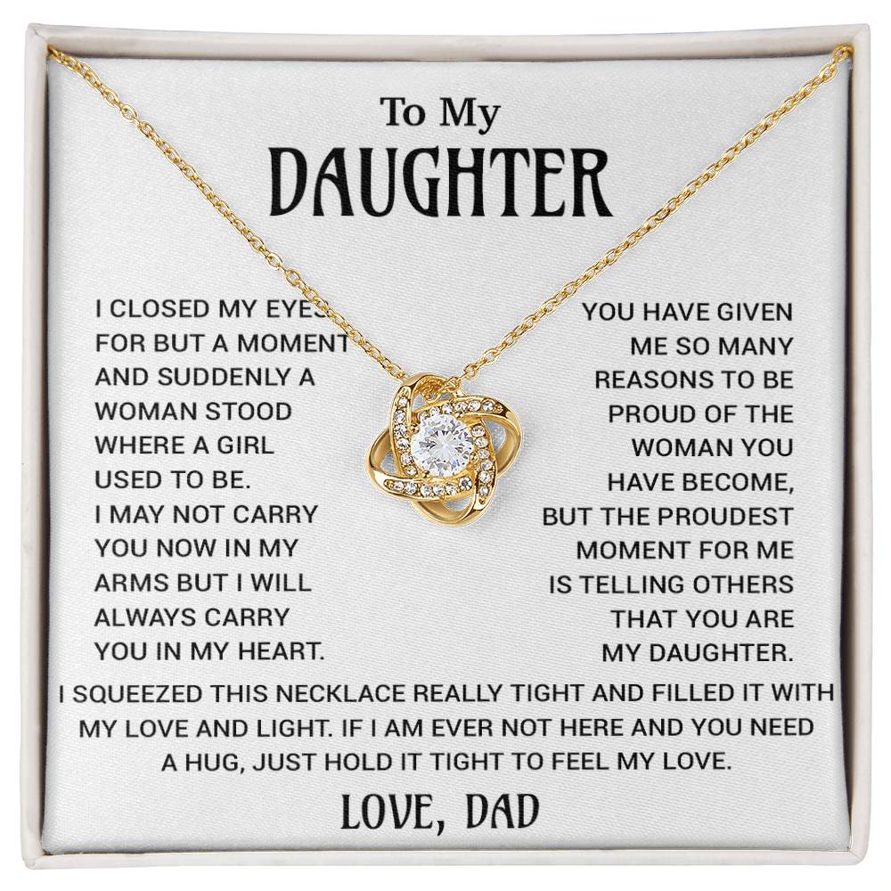To My Daughter Necklace, Gift for Daughter from Dad, Daughter Father Necklace 18_10