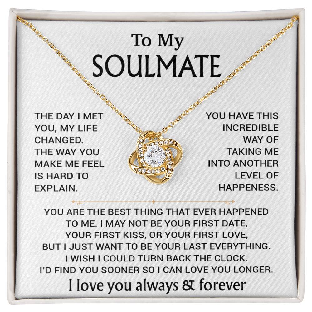 To My Soulmate Necklace, Soulmate Gift, Gift For Girlfriend, Christmas Gift 26_8_WHITE