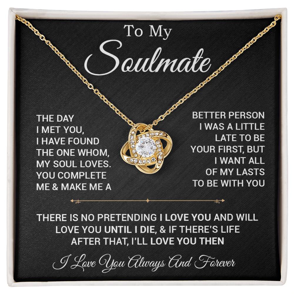 To My Soulmate Necklace, Valentines Day Gift, Gift For Wife, Anniversary Gift 28_2