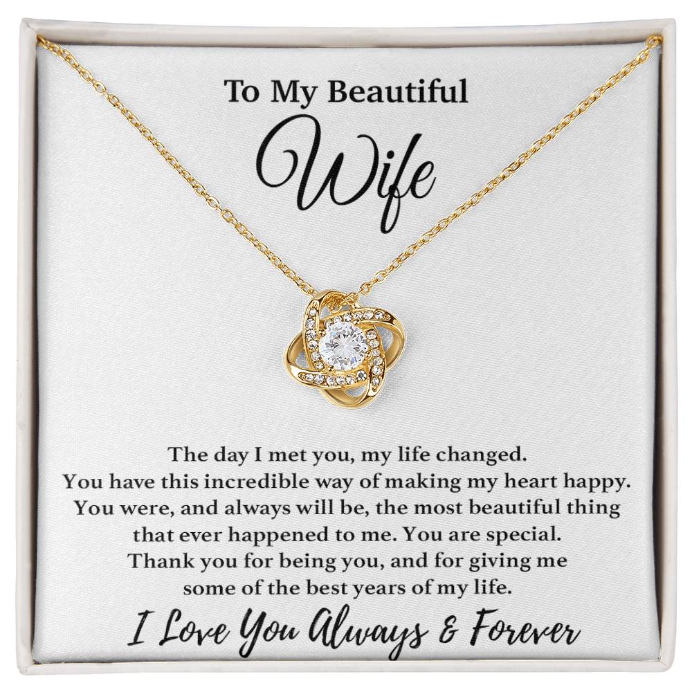 To My Wife Necklace, Gift From Husband, Anniversary Jewelry Gifts Wife 1_10