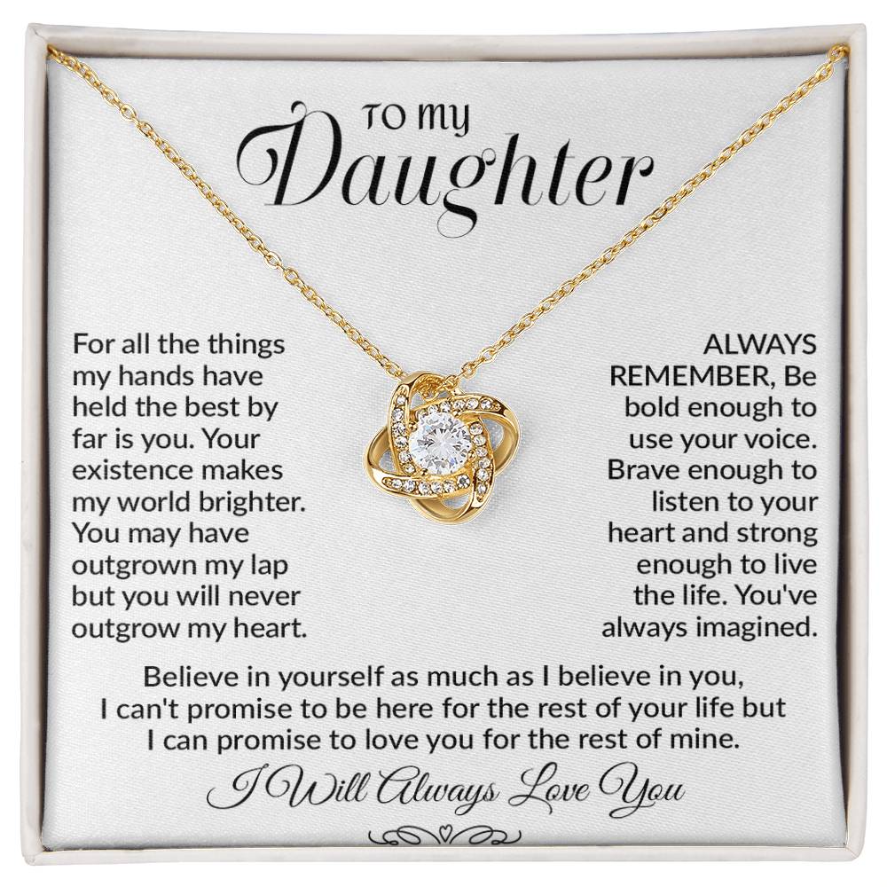 To My Daughter Necklace, Gift for Daughter from Dad, Daughter Father Necklace 6_10