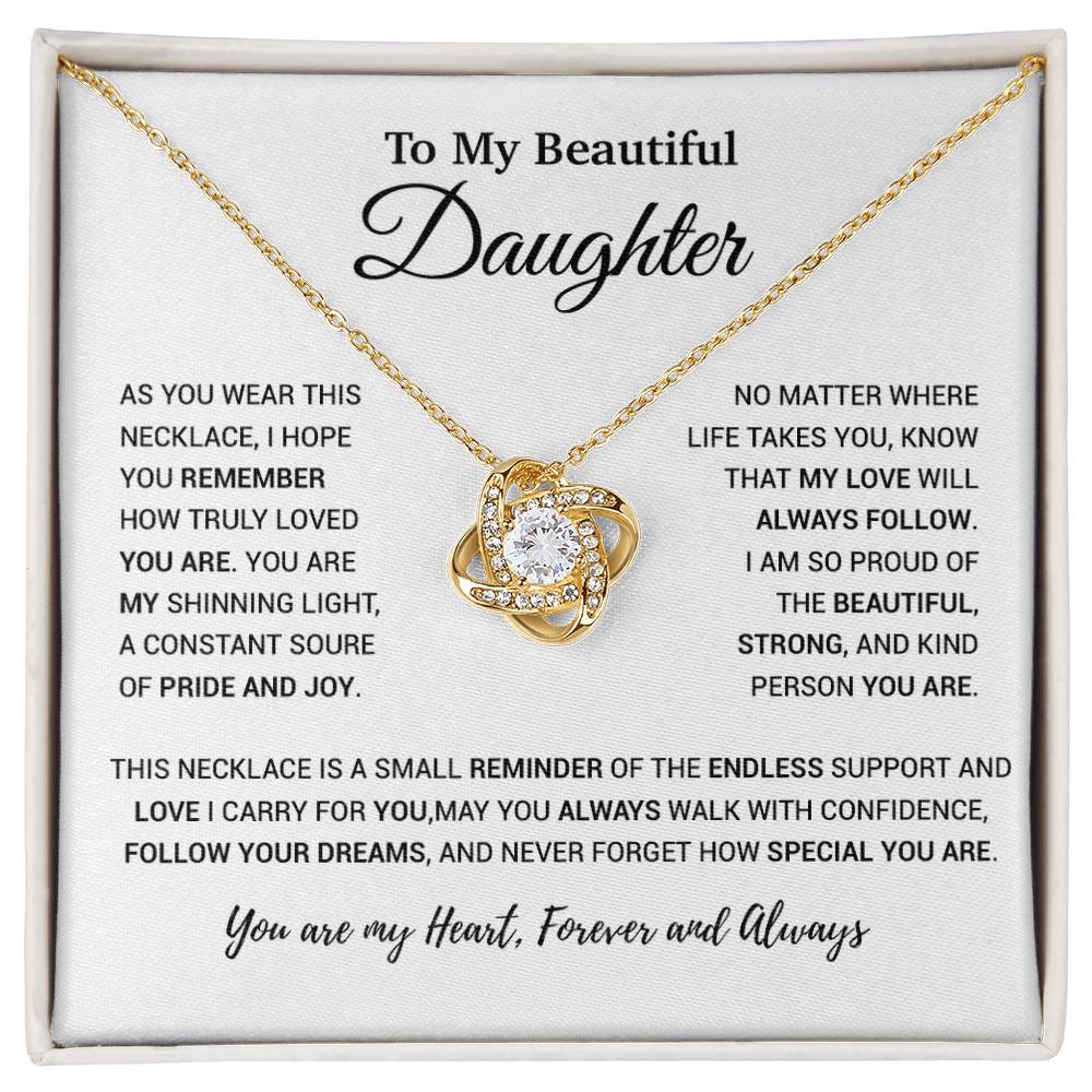 To My Daughter Necklace, Daughter Father Necklace, Daughter Gift From Dad 4_9_2024