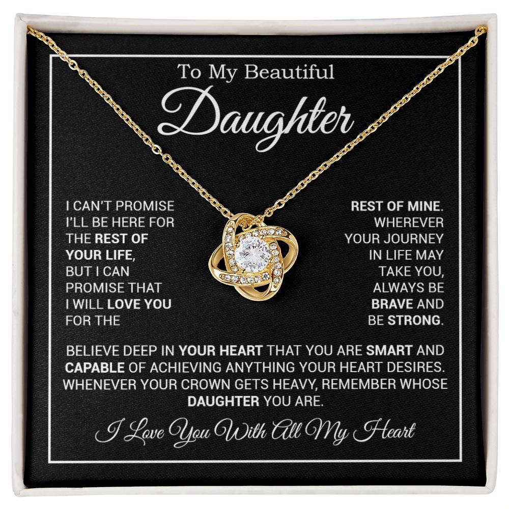 To My Daughter Necklace, Gift for Daughter from Dad And Mom Daughter