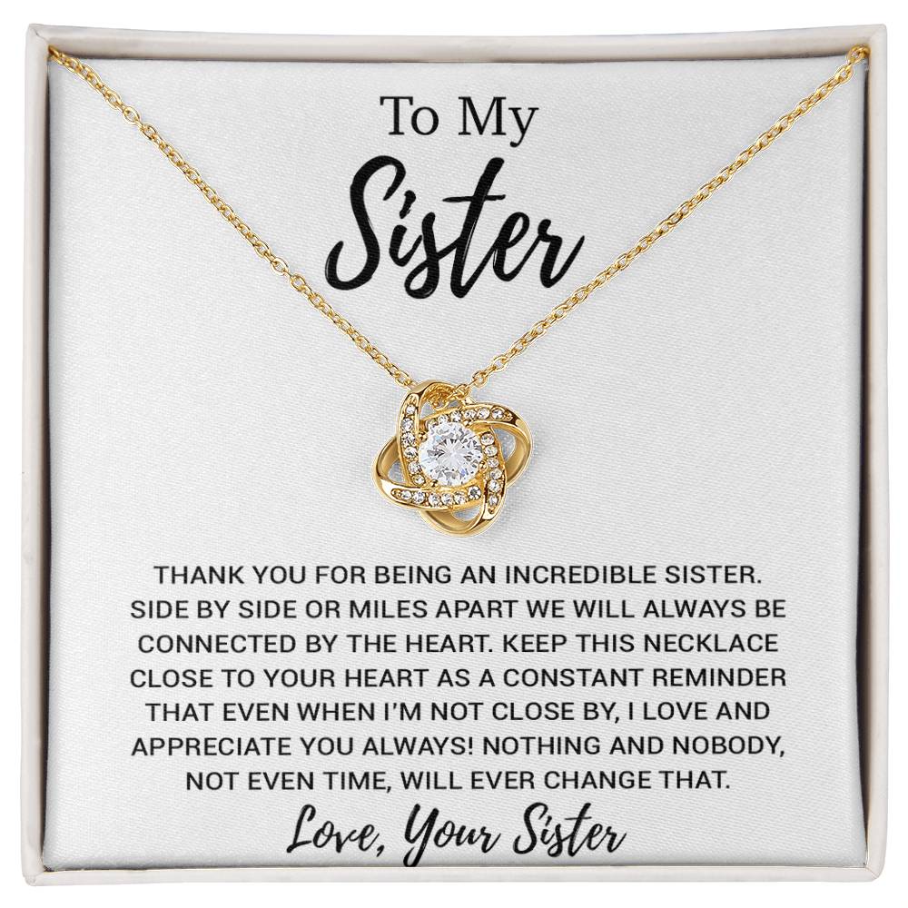 To My Sister Necklace, Brother to Sister, Birthday gift For Sister from Brother 13_8