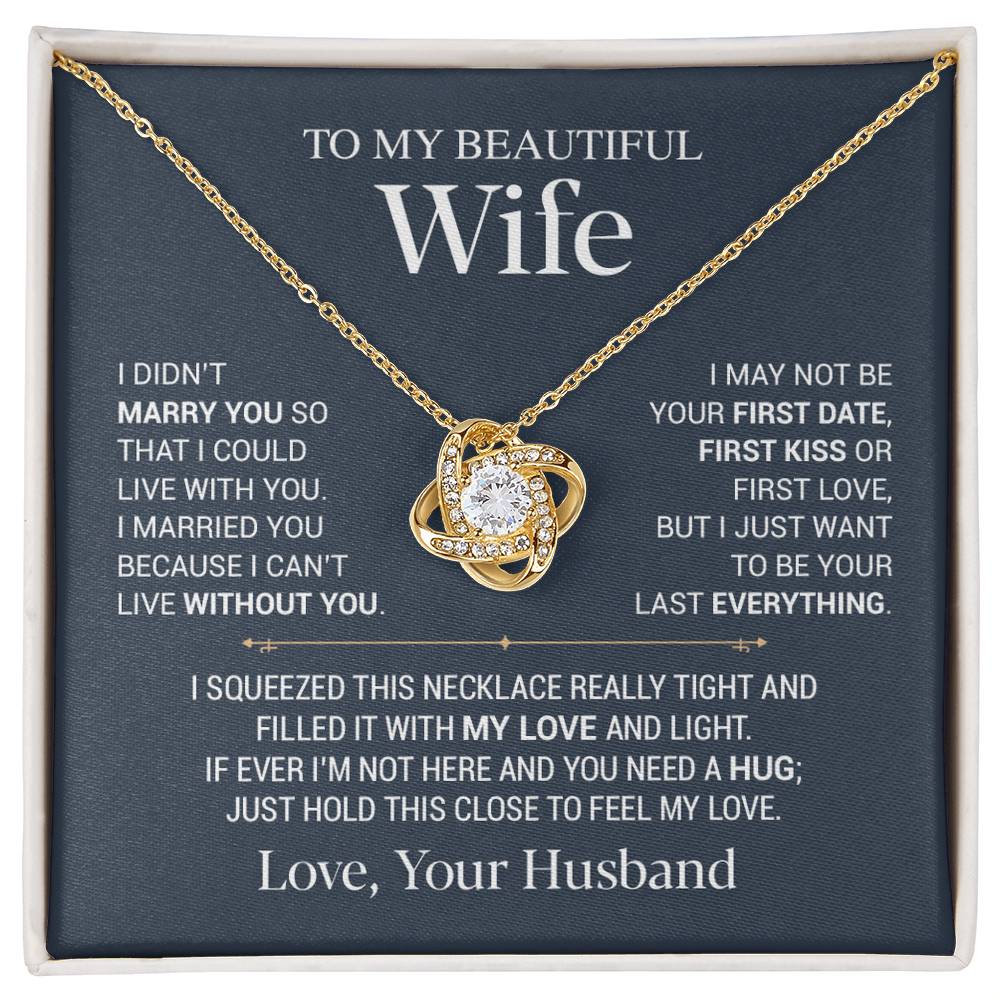To My Wife Necklace, Christmas Gifts For Women, Anniversary Gift For Wife 23_11