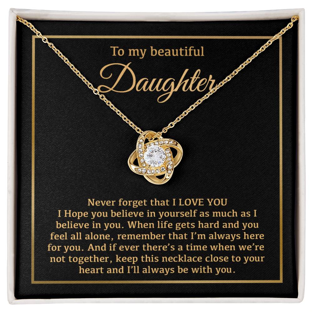 To My Daughter Necklace, Daughter Father Necklace, Daughter Gift From Dad, Mom 14_1