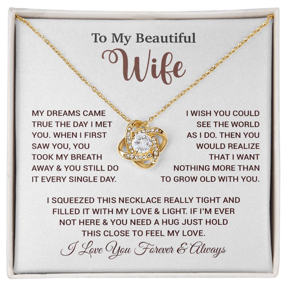 To My Wife Necklace, Wife Gift From Husband, Wife Husband Necklace, Christmas Gift 24_9