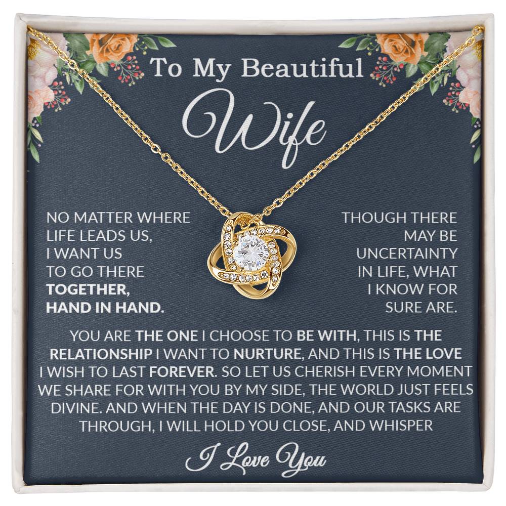 To My Wife Necklace, Wife Gift From Husband, Wife Husband Necklace, Christmas Gift 7_9