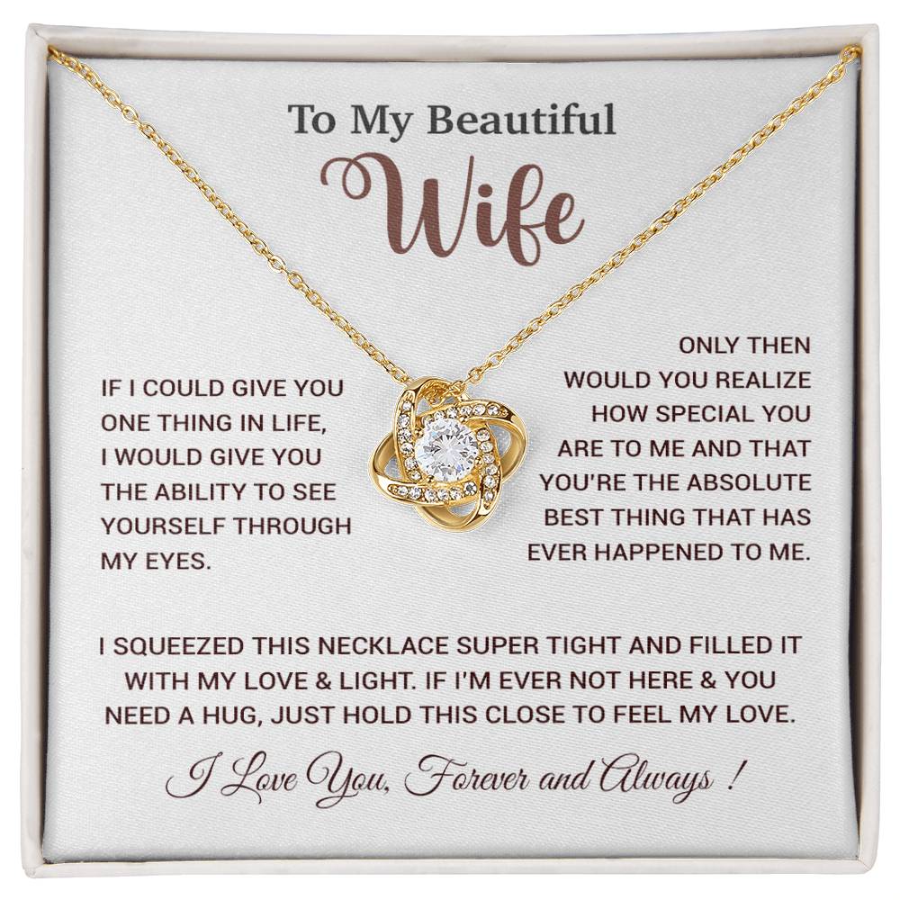 To My Wife Necklace, Wife Gift From Husband, Wife Husband Necklace, Christmas Gift 19_9