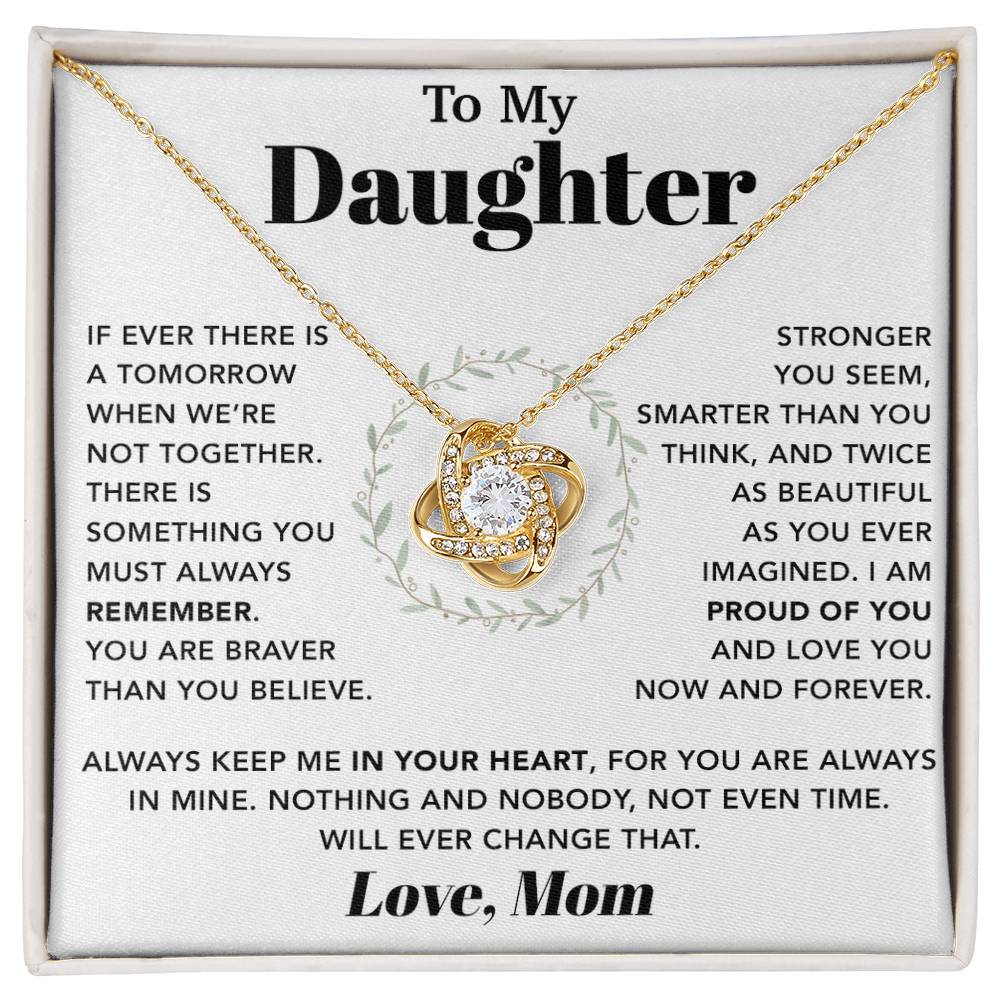 To My Daughter Necklace, Gift for Daughter from Mom And Dad, Mother Daughter Necklace 6_10