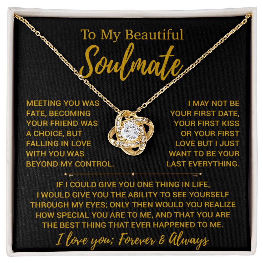 To My Soulmate Necklace, Valentines Day Gift, Gift For Wife, Anniversary Gift 23_12