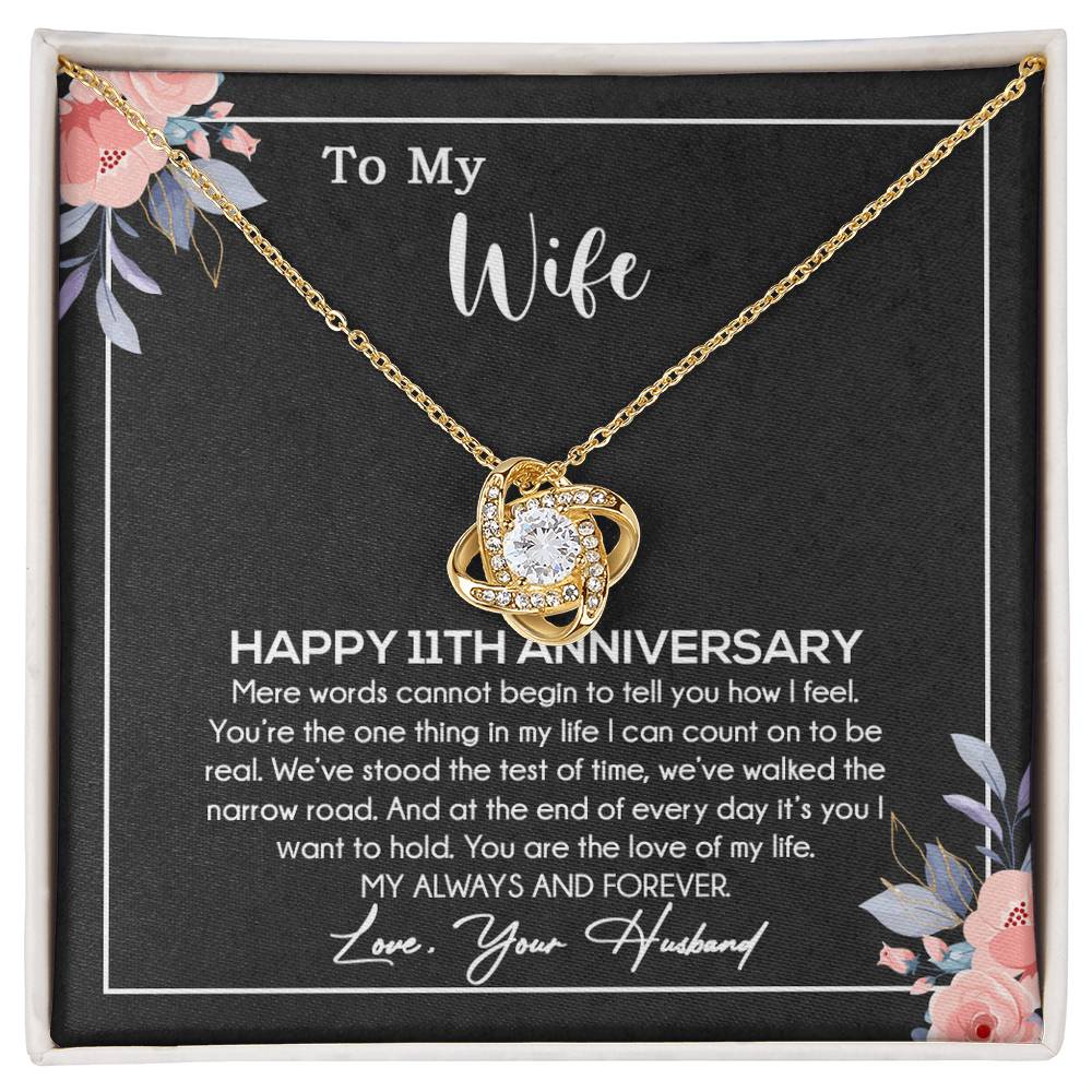 11th Anniversary Gift For Wife Necklace, 11 Year Anniversary, 11th Wedding Gift _30_10