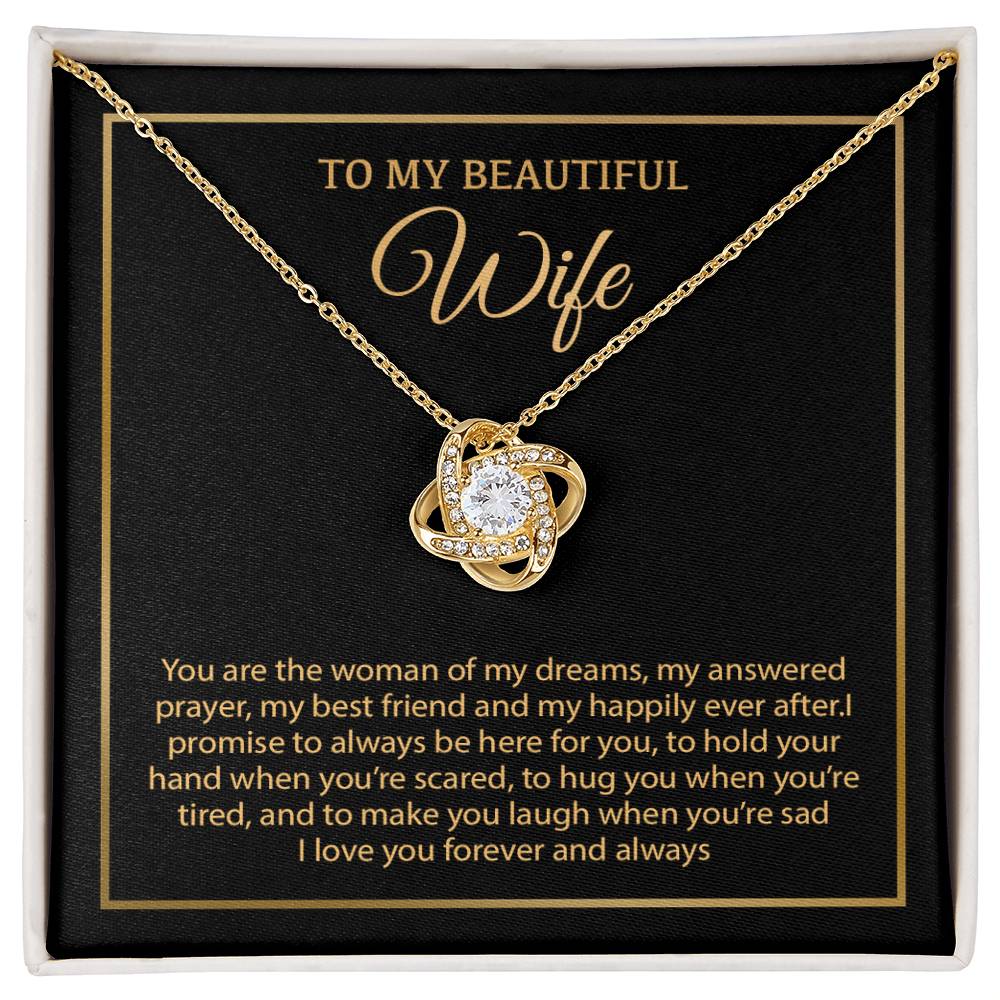 To My Wife Necklace, Christmas Gifts For Women, Anniversary Gift For Wife 19_12_Gold