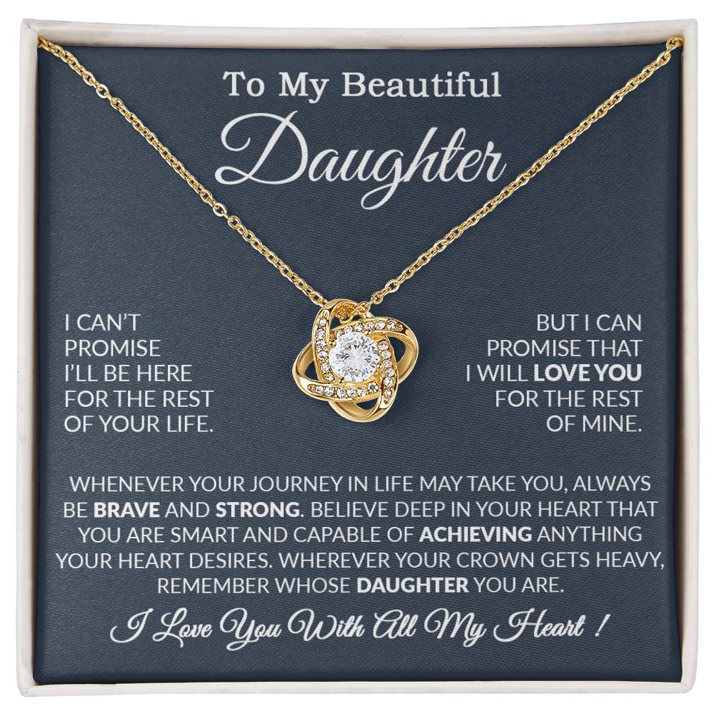 To My Daughter Necklace Gift From Dad, Daughter Gift, Father Daughter Necklace 15_9