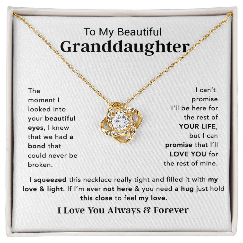 To My Granddaughter Necklace, Birthday Gift For Granddaughter, Birthday Gifts 14_12