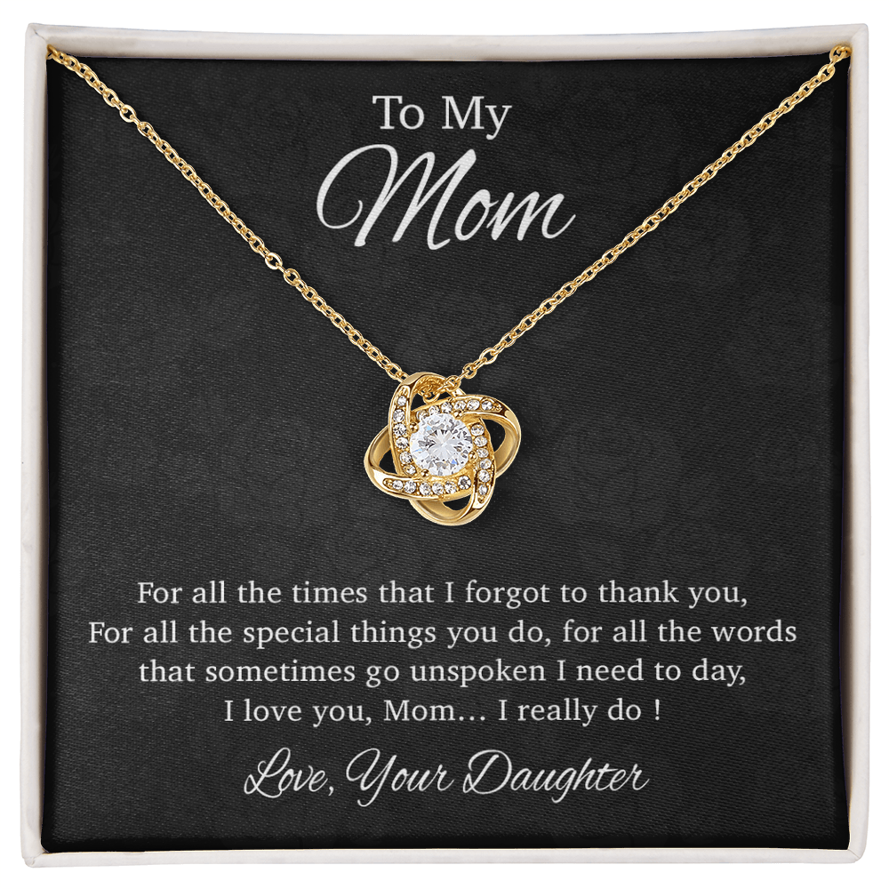 To My Mom Necklace, Gift For Mom From Daughter, Mother's Day Gifts 31_3