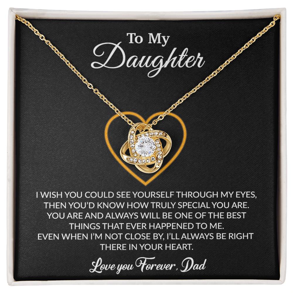 To My Daughter Necklace, Gift for Daughter from Dad, Father Daughter Necklace 22_6