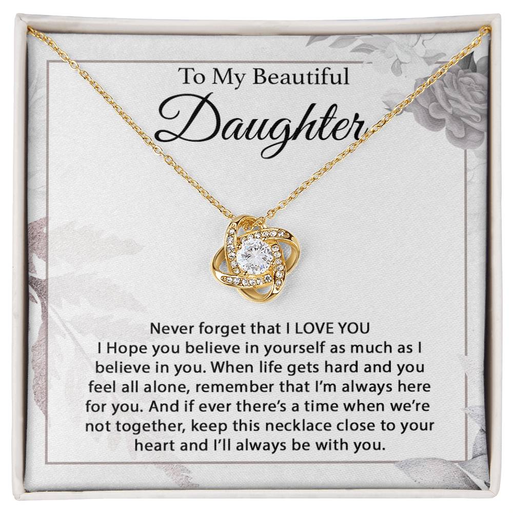 To My Daughter Necklace, Daughter Father Necklace, Daughter Gift From Dad, Mom 13_1