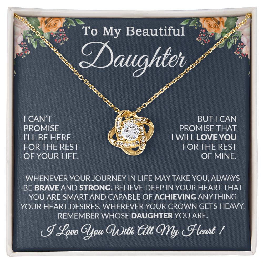 To My Daughter Necklace Gift From Dad, Daughter Gift, Father Daughter Necklace 14_9