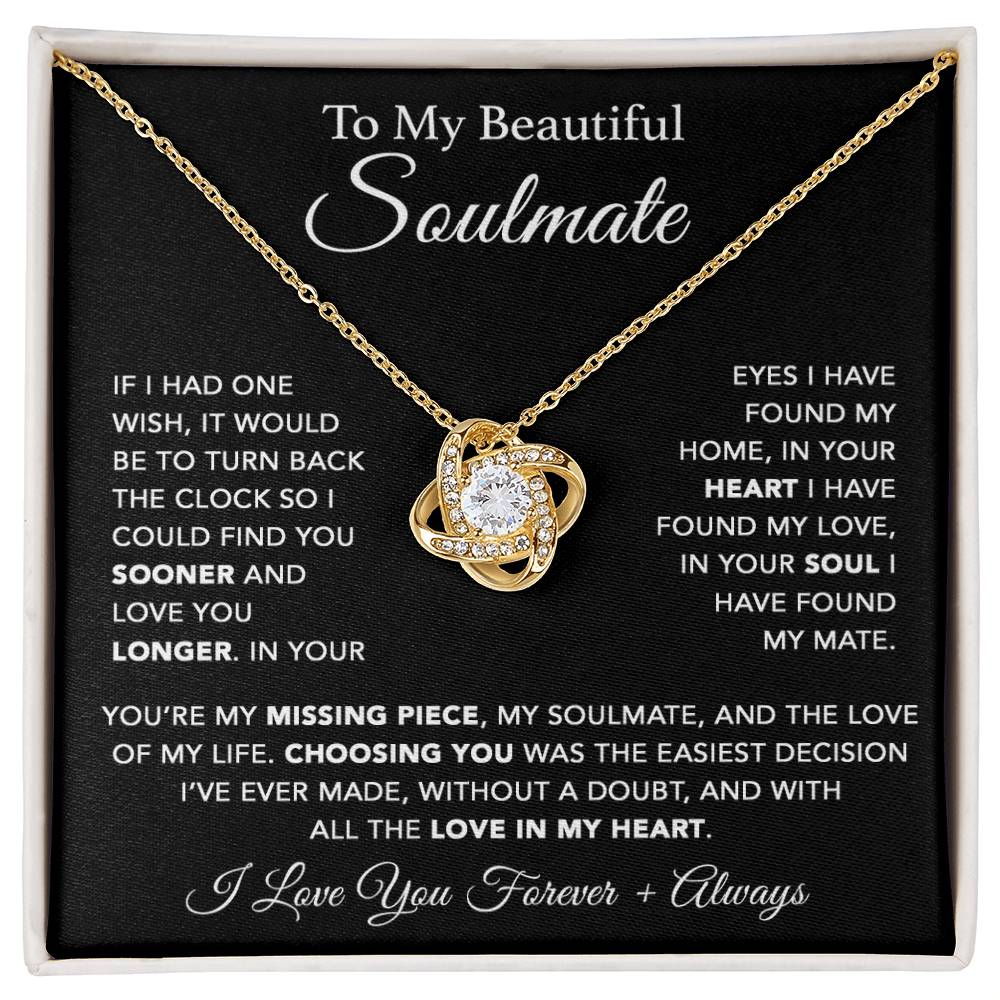To My Soulmate Necklace, Soulmate Gift, Gift For Girlfriend, Christmas Gift 10_1