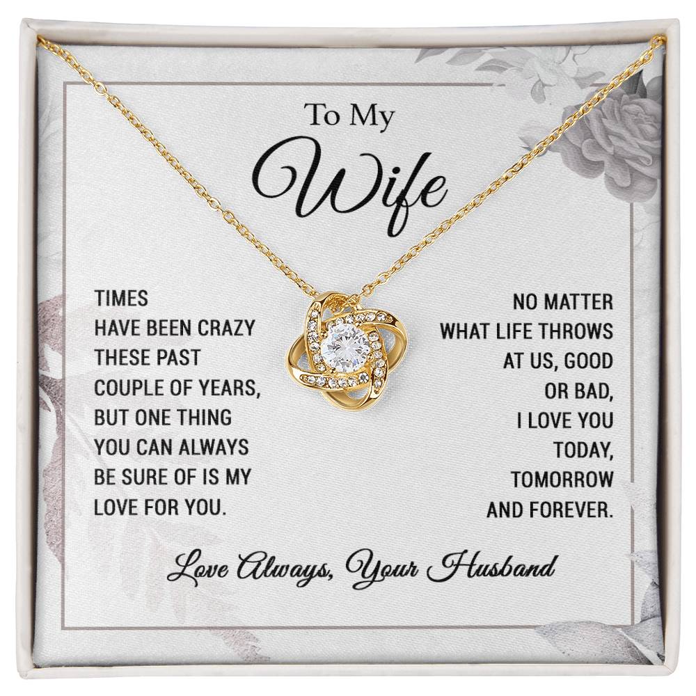 To My Wife Necklace Wife Gift from Husband, Anniversary Gift, Wife Birthday