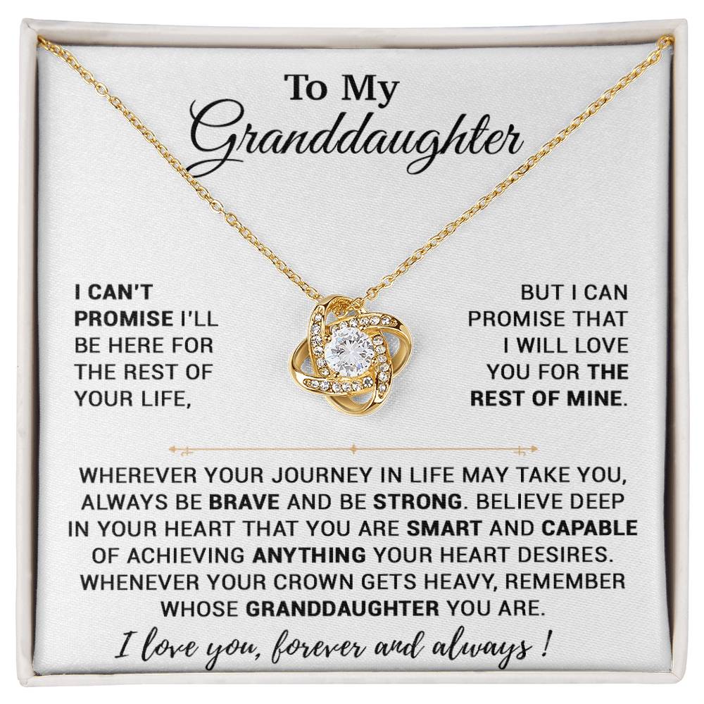 To My Granddaughter Necklace, Birthday Gift For Granddaughter, Birthday Gifts 7_10