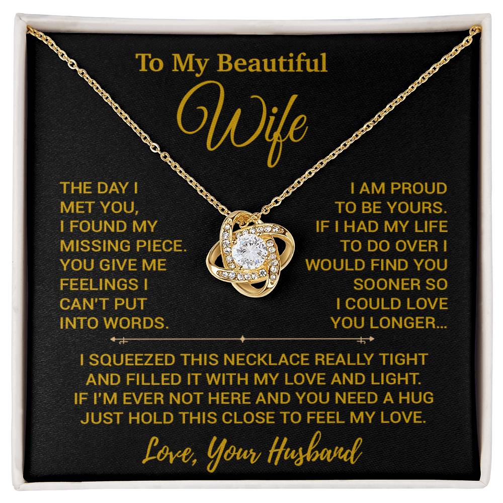 To My Wife Necklace, Christmas Gifts For Women, Anniversary Gift For Wife 14_2_Gold