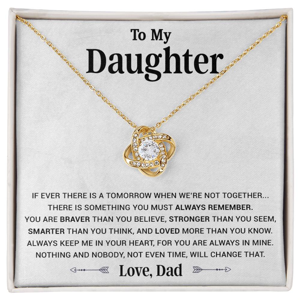 To My Daughter Necklace, Daughter Father Necklace, Daughter Gift from Dad 13_4