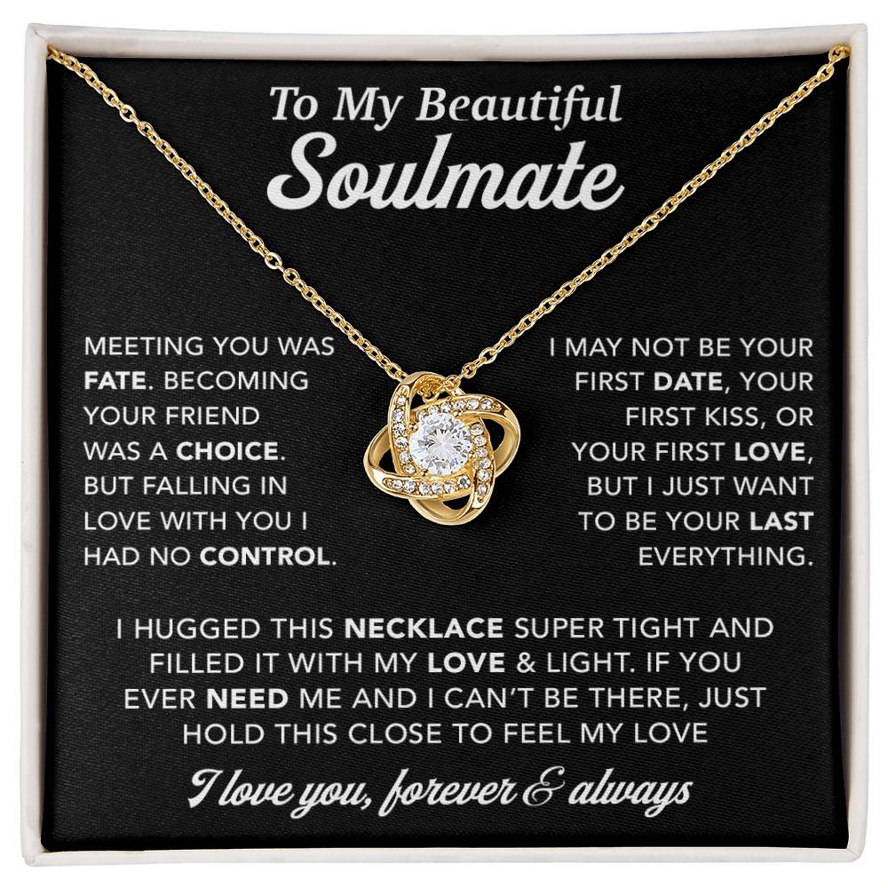 To My Soulmate Necklace, Birthday Gifts For Her, Christmas Gift For Soulmate 1_12_Black