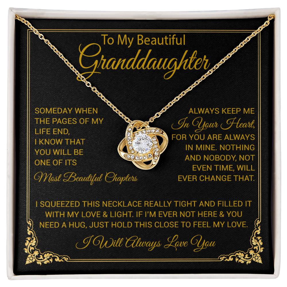 To My Granddaughter Necklace, Granddaughter Gift from Grandma, Christmas Gift 27_8