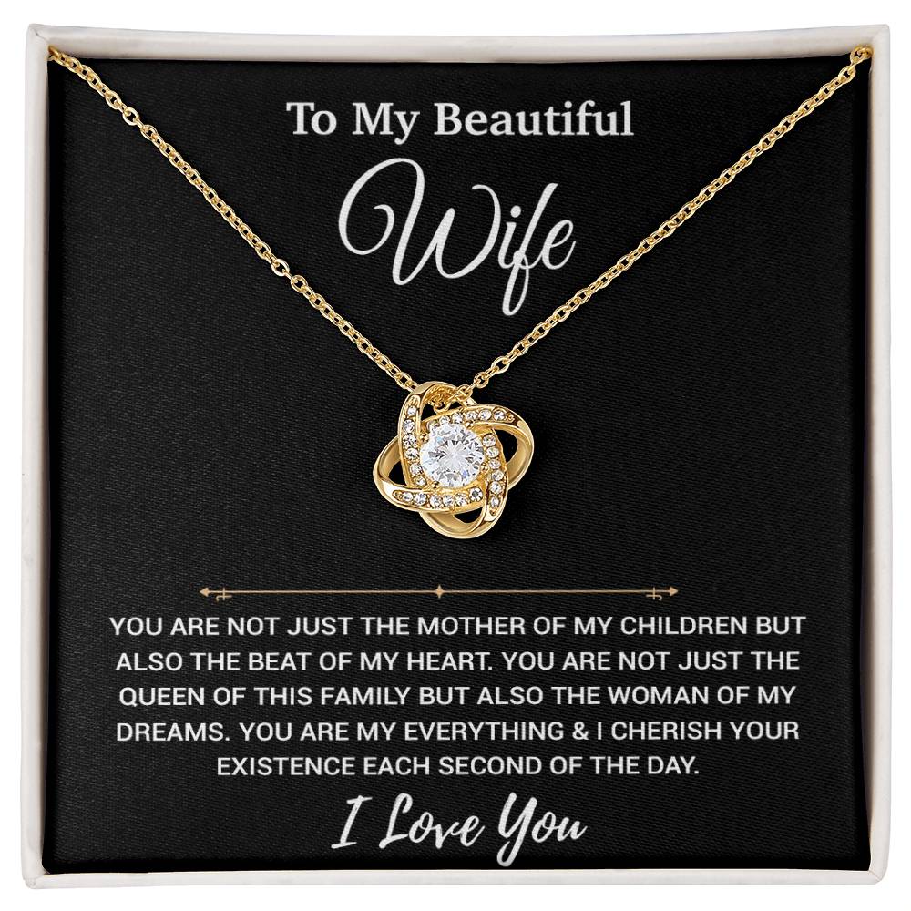 To My Wife Necklace, Christmas Gifts For Women, Anniversary Gift For Wife 24_11_Black