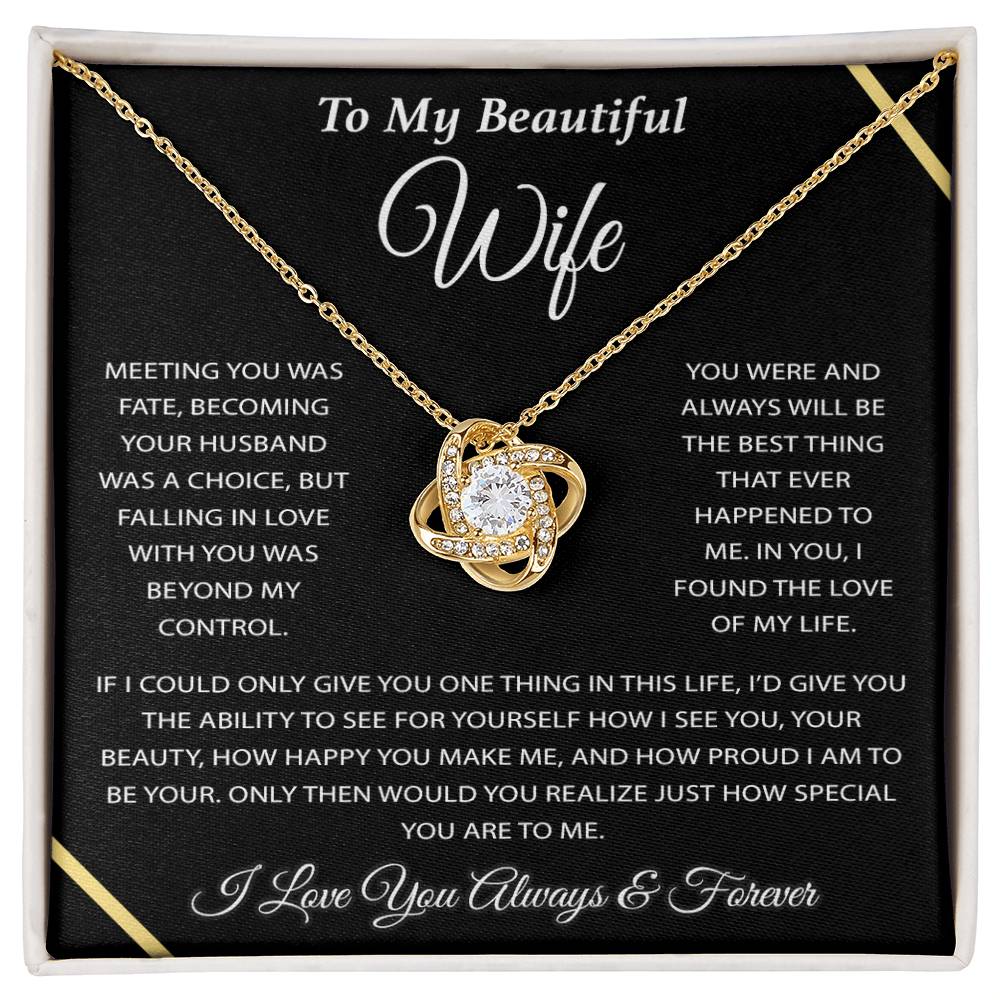 To My Wife Necklace, Wife Gift from Husband, Wife Birthday Gift, Christmas Gift 3_12