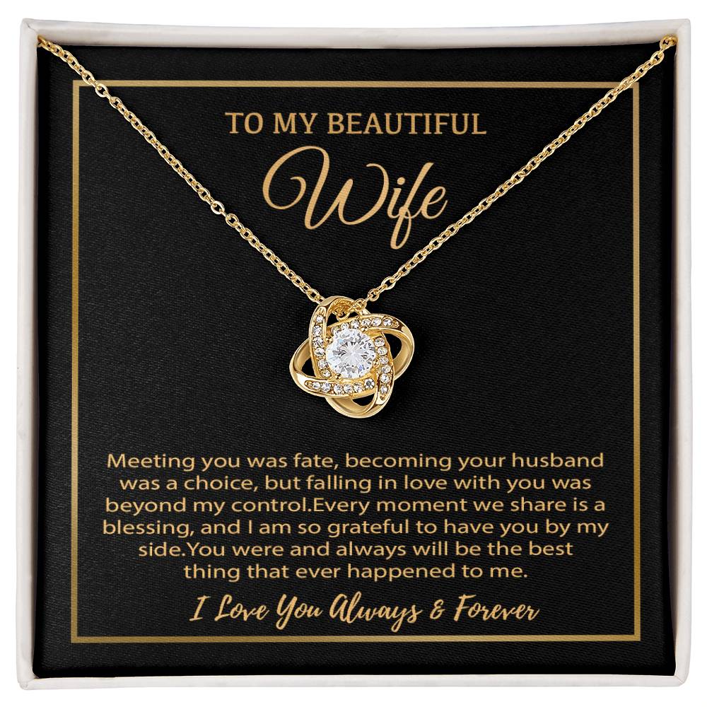 To My Wife Necklace, Christmas Gifts For Women, Anniversary Gift For Wife 19_12
