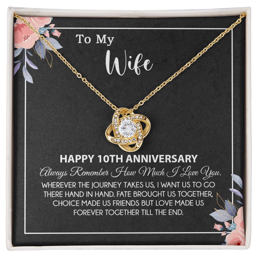 10th Anniversary Gift For Wife Necklace, 10 Year Anniversary, 10th Wedding Gift _28_8