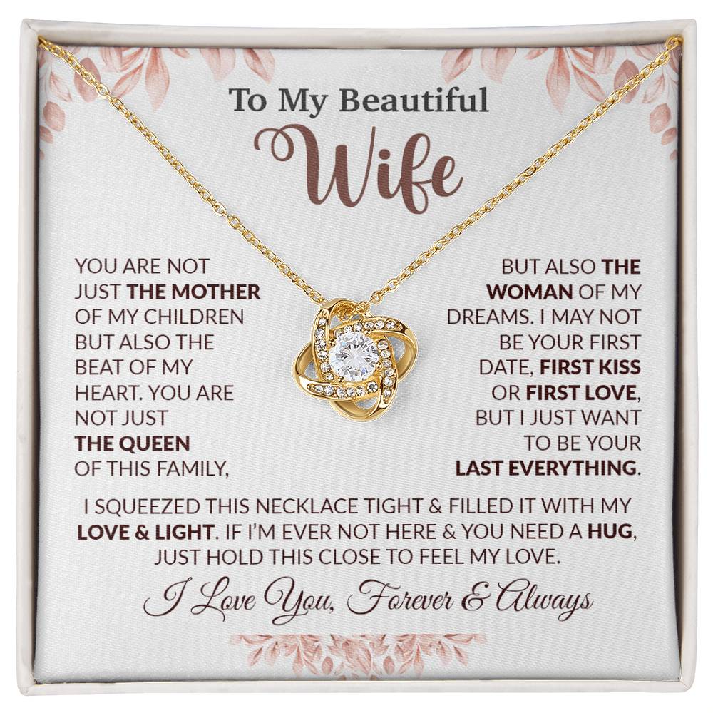 To My Wife Necklace, Wife Gift From Husband, Wife Husband Necklace, Christmas Gift 14_9
