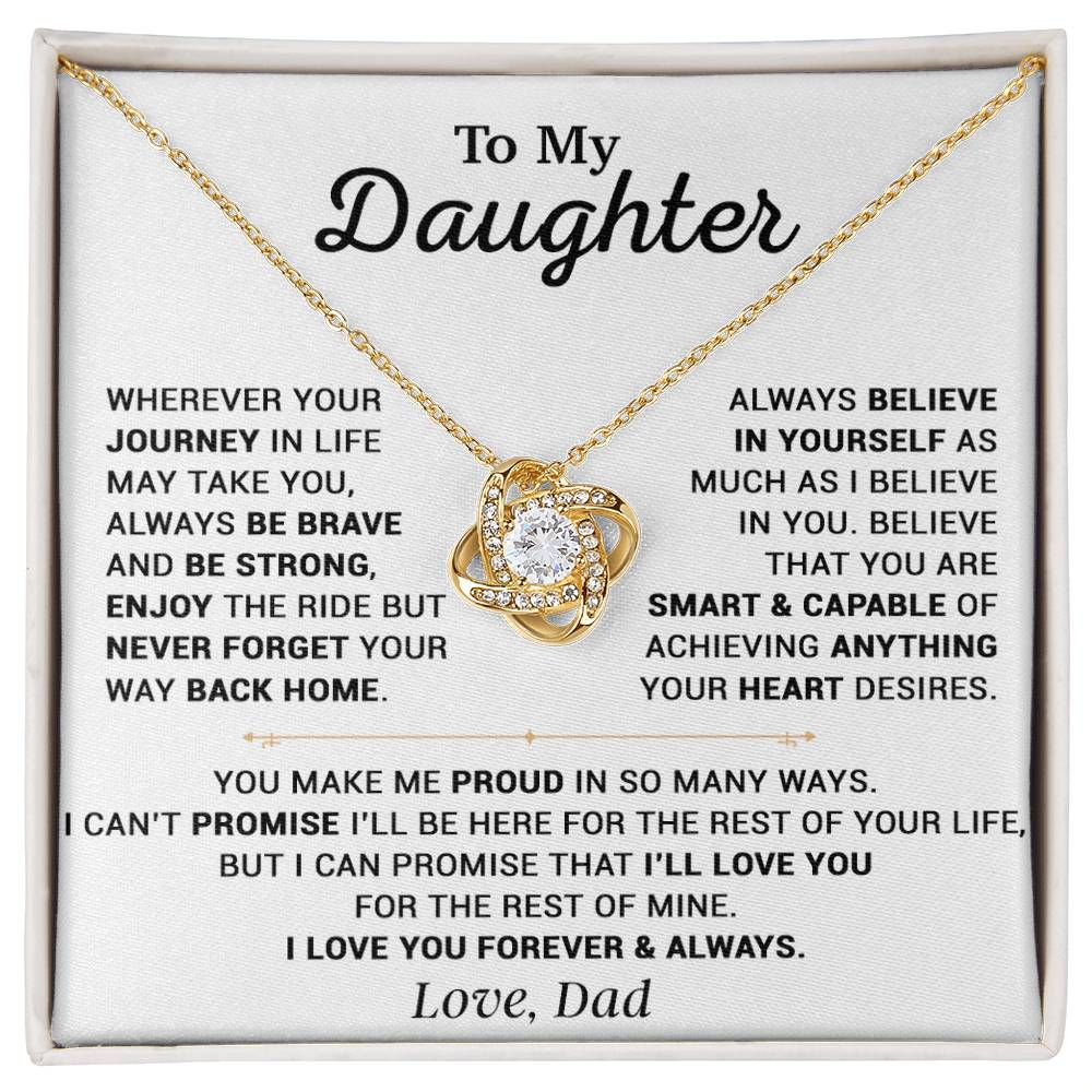 To My Daughter Necklace, Gift for Daughter from Dad, Daughter Father Necklace 12_10