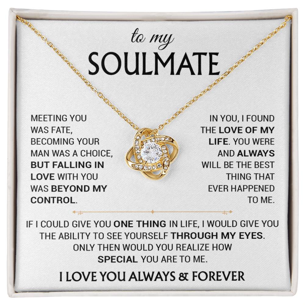 To My Soulmate Necklace, Soulmate Gift, Gift For Girlfriend, Christmas Gift 11_12