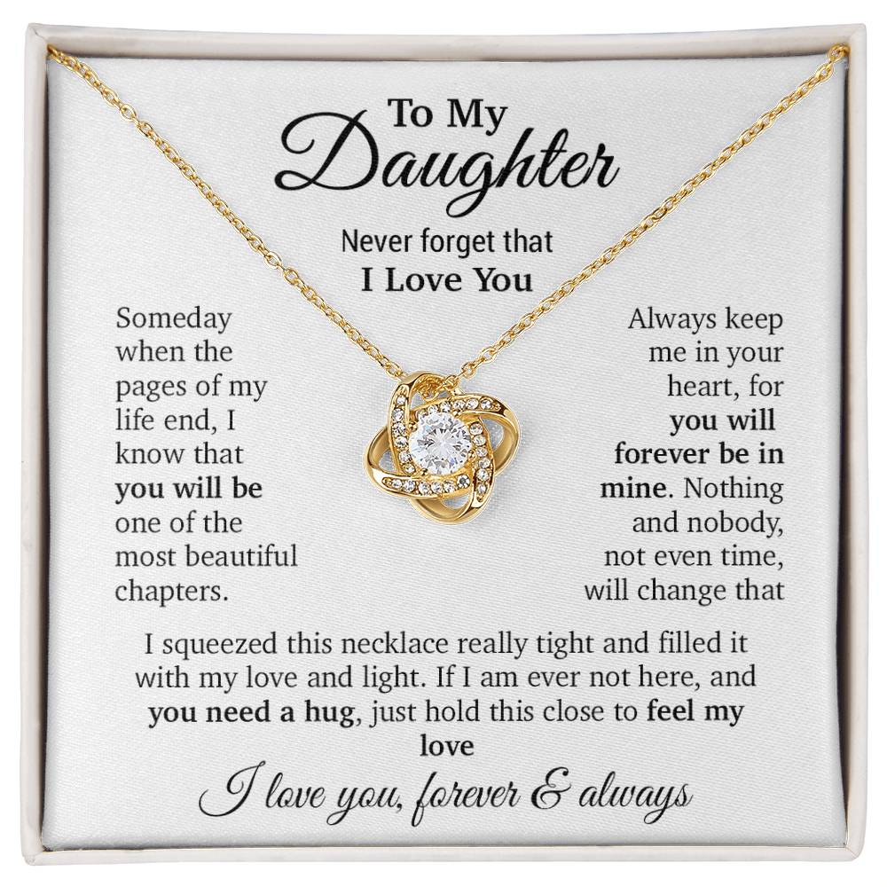 To My Daughter Necklace, Daughter Father Necklace, Daughter Gift From Dad, Mom 9_11