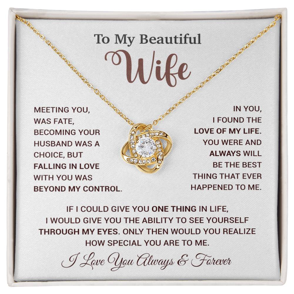 To My Wife Necklace, Wife Gift From Husband, Wife Husband Necklace, Christmas Gift 20_9