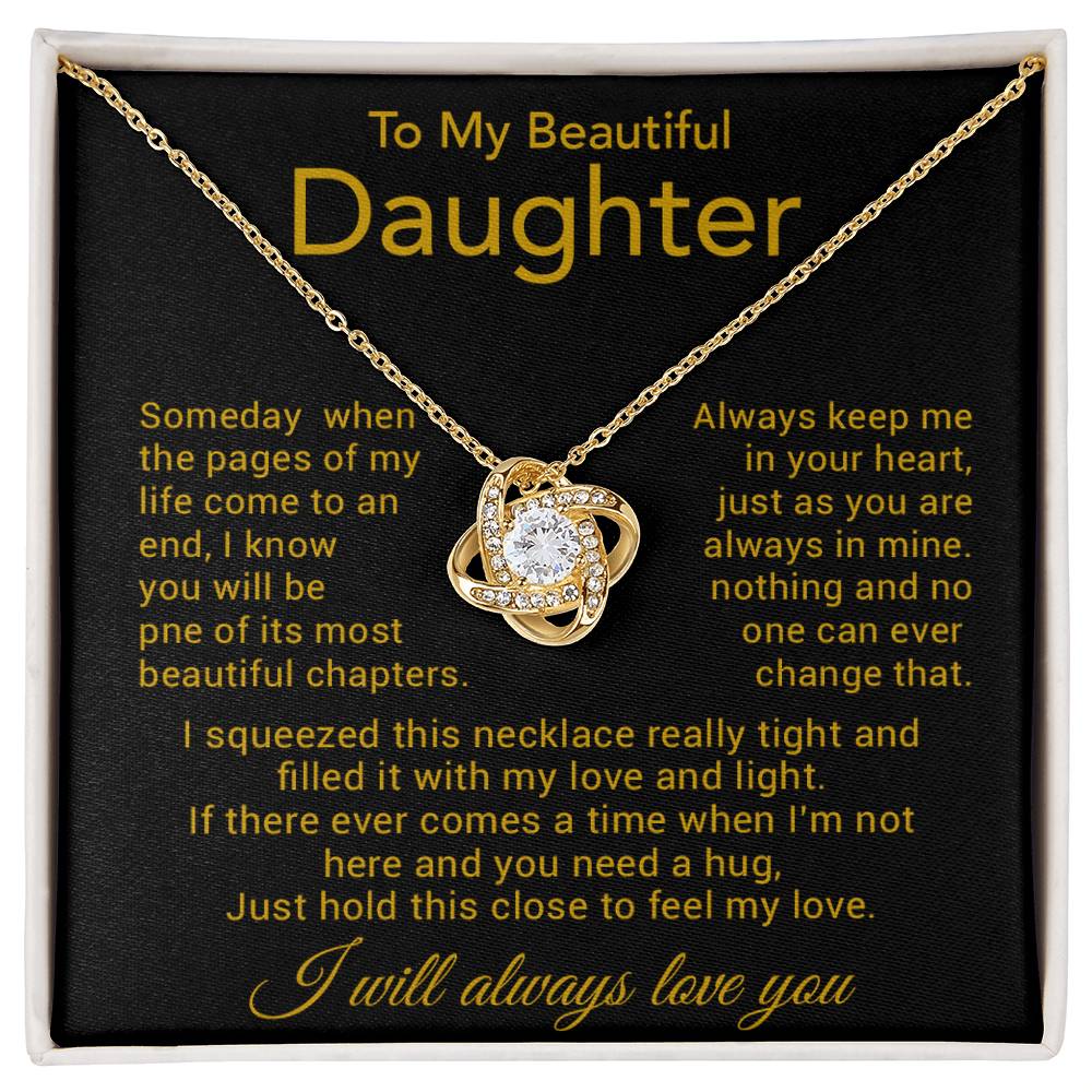 To My Daughter Necklace, Gift for Daughter from Dad, Father Daughter Necklace 8_11