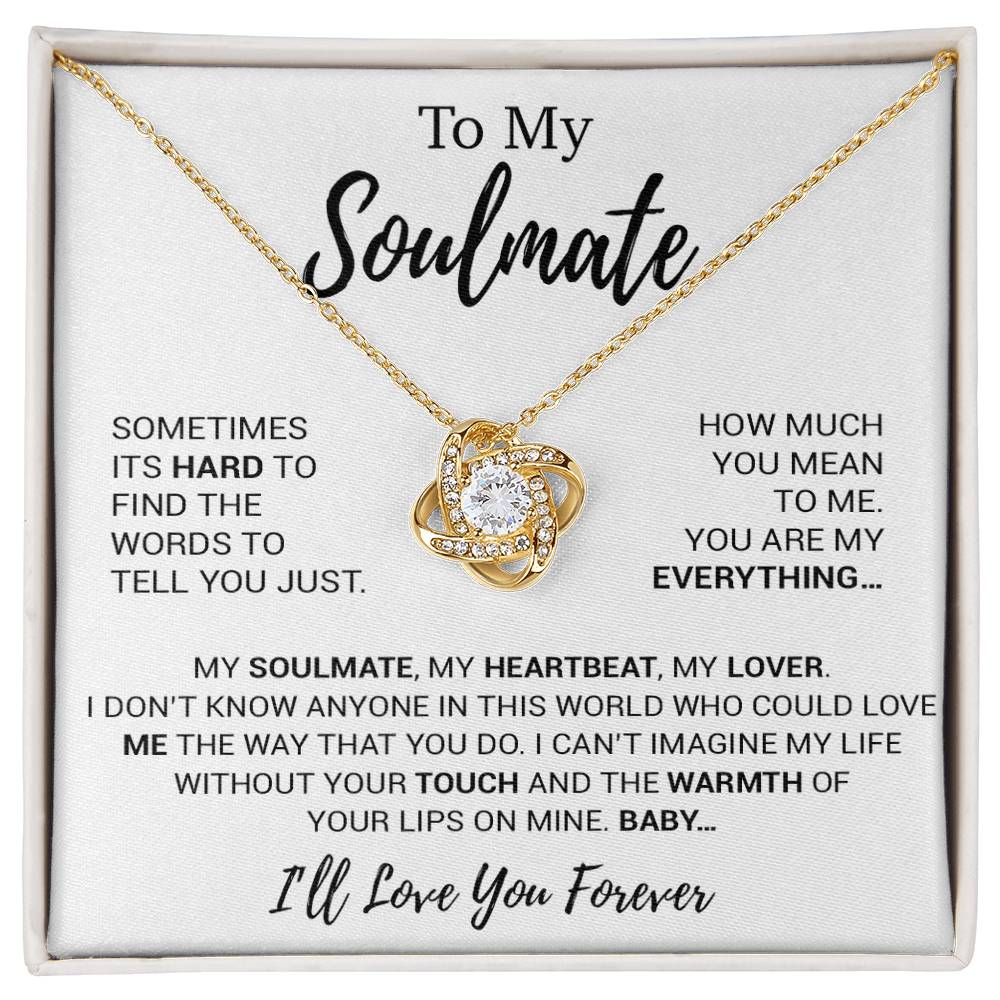 To My Soulmate Necklace, Soulmate Gift, Soulmate Jewelry Anniversary 16_8