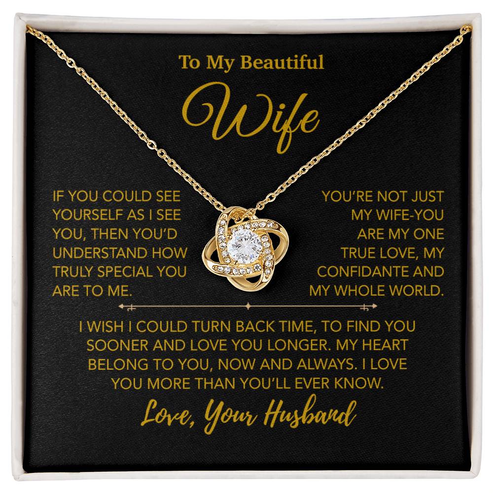 To My Wife Necklace, Vanlentines Gifts For Women, Anniversary Gift For Wife 28_12_Gold