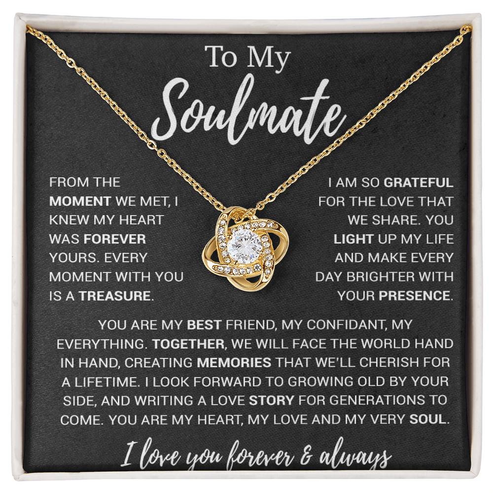 To My Soulmate Necklace, Birthday Gifts For Her, Christmas Gift For Soulmate 30_11