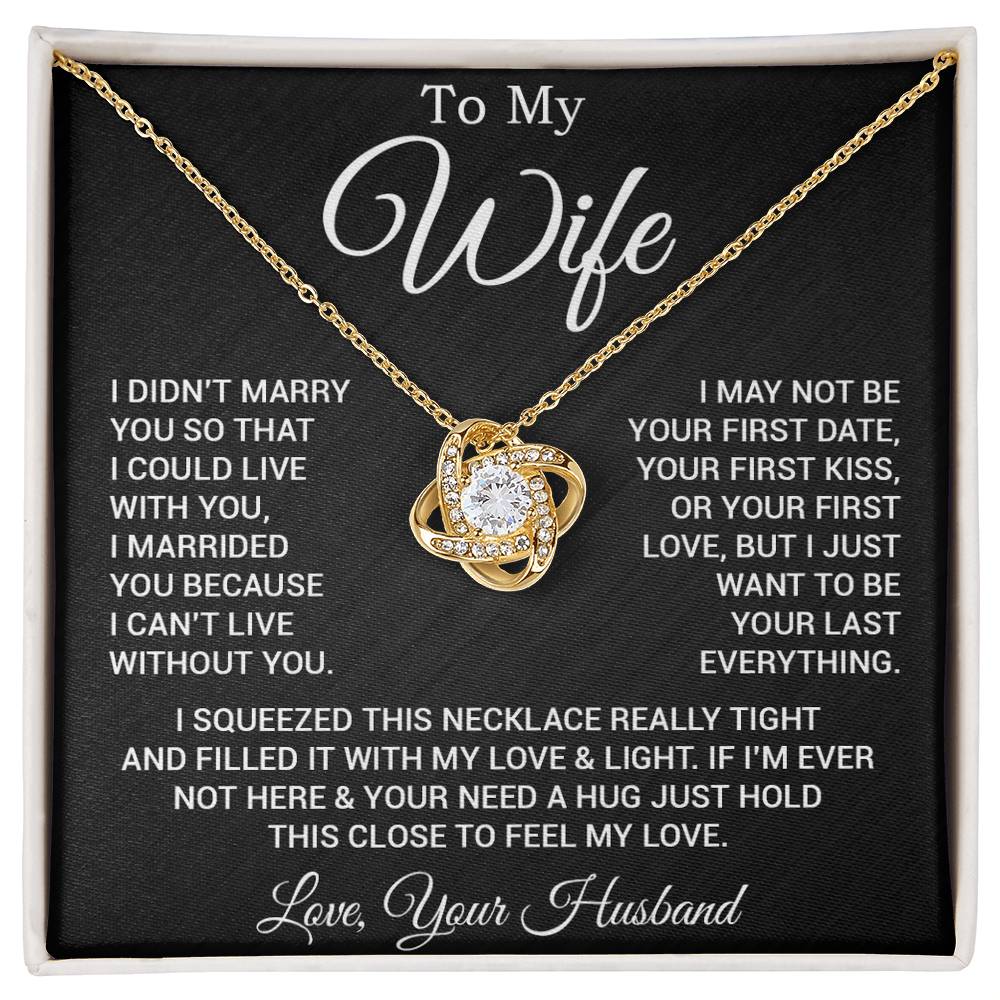 To My Wife Necklace, Gift For Wife, Anniversary Gift For Wife, Necklace For Wife 25_2