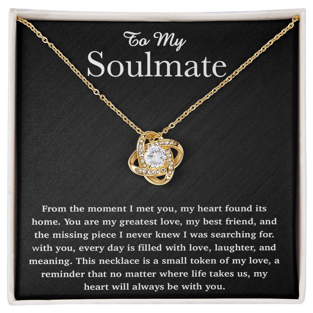 To My soulmate Necklace, Anniversary Gift For Her, Wife, Girlfriend, Soulmate Gift 3_5
