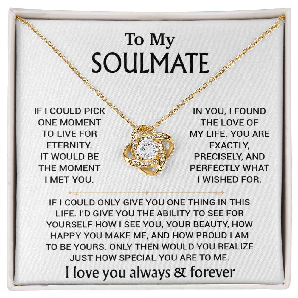 To My Soulmate Necklace, Soulmate Gift, Gift For Girlfriend, Christmas Gift 27_8_WHITE