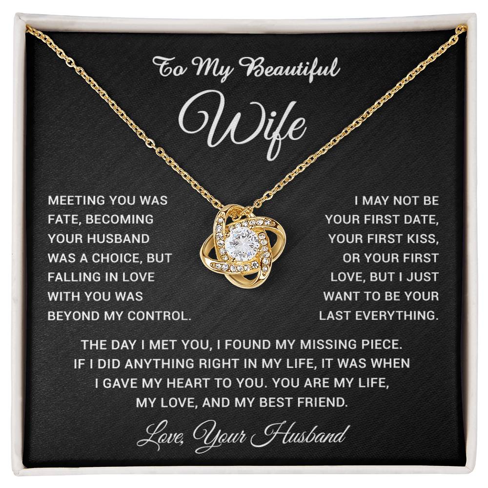To My Wife Necklace, Gift For Wife, Anniversary Gift For Wife, Necklace For Wife 3_5
