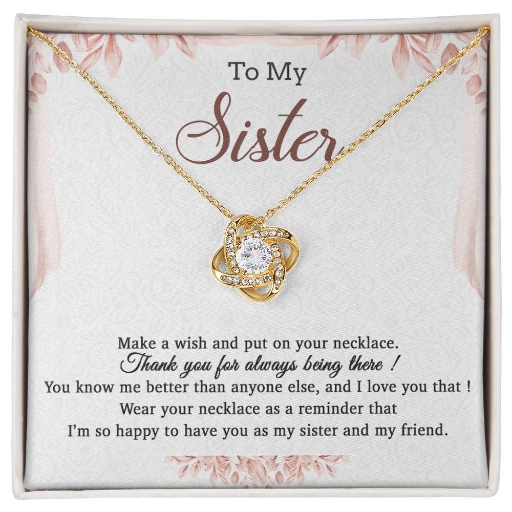 To My Sister Necklace, Brother to Sister, Birthday gift For Sister from Brother 6_1