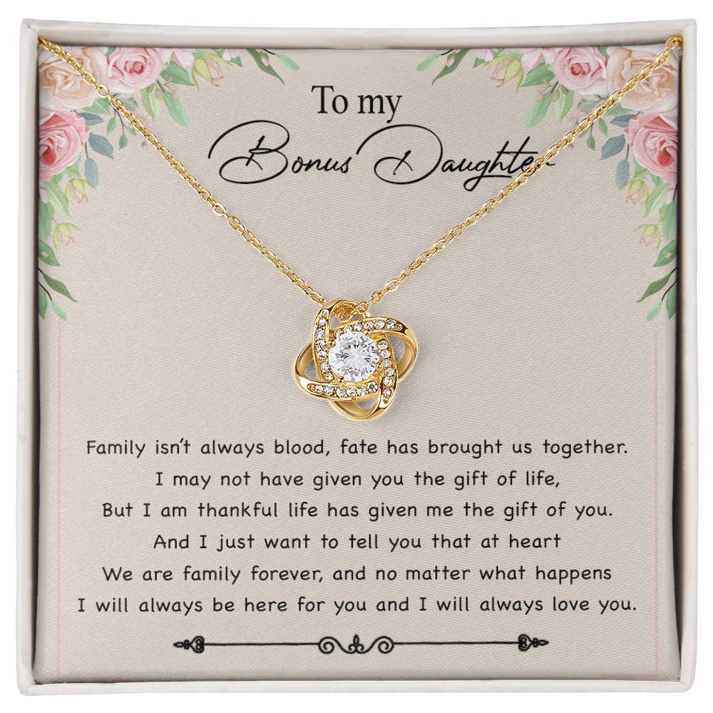 To my Bonus Daughter Necklace, Bonus Daughter, Step Daughter Gift 30_11
